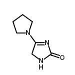 CAS 登录号：959000-57-8， 4-(1-吡咯烷基)-1,5-二氢-2H-咪唑-2-酮