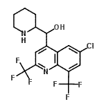 CAS#: 959023-53-1, [6-Chloro-2,8-bis(trifluoromethyl)-4-quinolinyl](2-piperidinyl)methanol