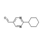 CAS#: 959240-13-2, 2-Cyclohexyl-5-pyrimidinecarbaldehyde