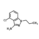 CAS#: 959240-46-1, 4-Chloro-1-propyl-1H-indazol-3-amine