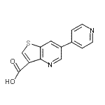 CAS#: 959245-38-6, 6-(4-Pyridinyl)thieno[3,2-b]pyridine-3-carboxylic acid