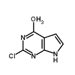 CAS#: 96022-77-4, 2-Chloro-4-methoxy-1H-pyrrolo[2,3-d]pyrimidine