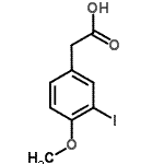 CAS#: 96122-61-1, (3-Iodo-4-methoxyphenyl)acetic acid