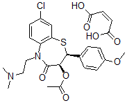 CAS 登录号：96128-92-6， 克仑硫卓马来酸盐