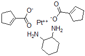 CAS 登录号：96322-71-3， 双(环戊烯羧酸)-1,2-二氨基环己烷铂(II)