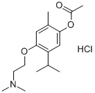 CAS 登录号：964-52-3， 4-(2-二甲基氨基乙氧基)-5-异丙基-2-甲基苯基乙酸酯
