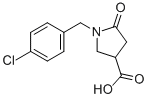 CAS#: 96449-92-2, 1-[(4-Chlorophenyl)Methyl]-5-Oxo-3-Pyrrolidinecarboxylic Acid