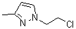 CAS 登录号：96450-55-4， 1-(2-氯乙基)-3-甲基-1H-吡唑