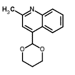 CAS#: 96517-53-2, 4-(1,3-Dioxan-2-yl)-2-methylquinoline