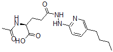 CAS#: 96558-25-7, N-Acetylglutamic Acid-N-(N(2)-(5-n-Butyl-2-Pyridyl)Hydrazide)