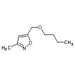 CAS#: 96603-78-0, 5-(Butoxymethyl)-3-methyl-1,2-oxazole