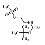 CAS#: 96628-67-0, 2-({[(2-Methyl-2-propanyl)oxy]carbonyl}amino)ethyl methanesulfonate