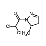 CAS#: 96632-27-8, 2,2-Dichloro-1-(5-methyl-4,5-dihydro-1H-pyrazol-1-yl)ethanone