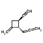CAS#: 96660-59-2, (1R,2S)-1-Ethynyl-3-methylene-2-propadienylcyclobutane