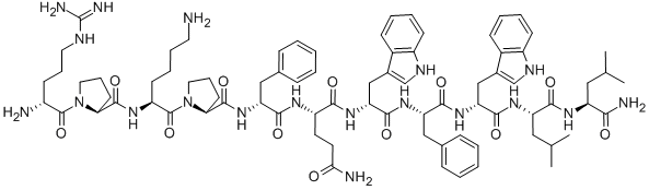 CAS 登录号：96736-12-8， D-精氨酰-L-脯氨酰-L-赖氨酰-L-脯氨酰-D-苯丙氨酰-L-谷氨酰胺酰-D-色氨酰-L-苯丙氨酰-D-色氨酰-L-亮氨酰-L-亮氨酰胺