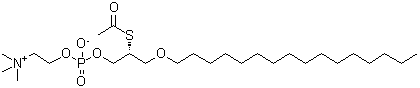 CAS#: 96801-55-7, (2R)-2-(Acetylsulfanyl)-3-(hexadecyloxy)propyl 2-(trimethylammonio)ethyl phosphate