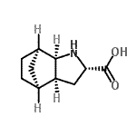 CAS 登录号：96844-73-4， (1R,2R,4S,6S,7S)-3-氮杂三环[5.2.1.0<sup>2,6</sup>]癸烷-4-羧酸