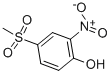 CAS#: 97-10-9, 4-(Methylsulphonyl)-2-nitrophenol