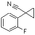 CAS#: 97009-38-6, 1-(2-Fluorophenyl)cyclopropanecarbonitrile