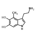 CAS#: 97073-63-7, 3-(2-Aminoethyl)-4-methyl-1H-indole-5,6-diol
