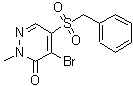 CAS 登录号：97120-13-3， 5-(苄基磺酰基)-4-溴-2-甲基-3(2H)-哒嗪酮
