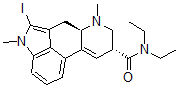 CAS 登录号：97165-34-9， N(1)-甲基-2-碘麦角酸二乙基酰胺