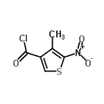 CAS#: 97187-90-1, 4-Methyl-5-nitro-3-thiophenecarbonyl chloride