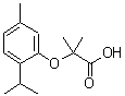 CAS#: 97283-84-6, 2-(2-Isopropyl-5-methylphenoxy)-2-methylpropanoic acid