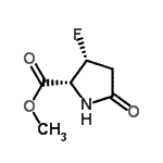 CAS#: 97315-82-7, Methyl (3R)-3-fluoro-5-oxo-L-prolinate
