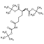 CAS#: 97347-40-5, 2-Methyl-2-propanyl N<sup>2</sup>,N<sup>6</sup>-bis{[(2-methyl-2-propanyl)oxy]carbonyl}-6-oxo-L-lysinate