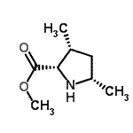 CAS#: 97347-54-1, Methyl (3R,5S)-3,5-dimethyl-L-prolinate