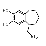 CAS#: 97352-38-0, 5-(Aminomethyl)-6,7,8,9-tetrahydro-5H-benzo[7]annulene-2,3-diol