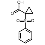 CAS#: 97383-41-0, 1-(Phenylsulfonyl)cyclopropanecarboxylic acid