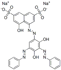 CAS#: 97404-05-2, Disodium 4-[[2,4-Dihydroxy-3,5-Bis(Phenylazo)Phenyl]Azo]-5-Hydroxynaphthalene-2,7-Disulphonate