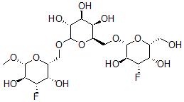 CAS#: 97462-02-7, Methyl O-(3-Deoxy-3-Fluoro-Galactopyranosyl)(1-6)-O-Galactopyranosyl(1-6)-3-Deoxy-3-Fluorogalactopyranoside