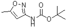 CAS 登录号：97517-66-3， (5-甲基-1,2-恶唑-3-基)氨基甲酸叔丁酯