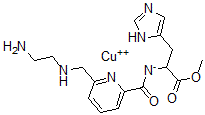 CAS#: 97542-41-1, Copper(II)-Methyl 2-(2-Aminoethyl)Aminoethylpyridine-6-Carboxylhistidinate