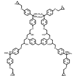 CAS#: 97552-64-2, 1-[[4-[[4-[bis[2-hydroxy-3-[4-[1-methyl-1-[4-(oxiran-2-ylmethoxy)phenyl]ethyl]phenoxy]propyl]amino]phenyl]methyl]phenyl]-[2-hydroxy-3-[4-[1-methyl-1-[4-(oxiran-2-ylmethoxy)phenyl]ethyl]phenoxy]propyl]amino]-3-[4-[1-methyl-1-[4-(oxiran-2-ylmethoxy)phenyl]ethyl]phenoxy]propan-2-ol