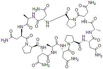 CAS#: 97557-30-7, (Asparaginyl-Alanyl-Asparaginyl-Proline)3