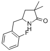 CAS#: 97561-96-1, 5-((2-Fluorophenyl)Methyl)-3,3-Dimethyl-2-Pyrrolidinone