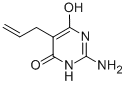 CAS 登录号：97570-29-1， 2-氨基-6-羟基-5-(2-丙烯基)-4(1H)-嘧啶酮