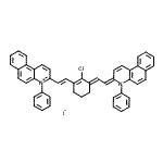 CAS#: 97605-56-6, 3-[(E)-2-{(3E)-2-Chloro-3-[(2E)-2-(4-phenylbenzo[f]quinolin-3(4H)-ylidene)ethylidene]-1-cyclohexen-1-yl}vinyl]-4-phenylbenzo[f]quinolinium iodide