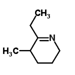 CAS#: 97627-64-0, 6-Ethyl-5-methyl-2,3,4,5-tetrahydropyridine