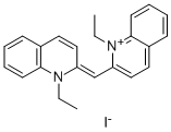CAS 登录号：977-96-8， 1-乙基-2-[(1-乙基-2(1H)-喹啉基亚基)甲基]-喹啉鎓碘化物(1:1)