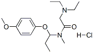 CAS#: 97703-04-3, 2-Diethylamino-N-[1-(4-Methoxyphenoxy)Propyl]-N-Methyl-Acetamide Hydrochloride