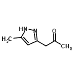 CAS#: 97716-34-2, 1-(5-Methyl-1H-pyrazol-3-yl)acetone