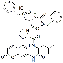 CAS#: 97792-42-2, 7-(N-Benzyloxycarbonyl-beta-Benzylaspartyl-Prolyl-Leucyl)Amino-4-Methylcoumarin