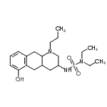 CAS#: 97805-50-0, N,N-Diethyl-N'-(6-hydroxy-1-propyl-1,2,3,4,4a,5,10,10a-octahydrobenzo[g]quinolin-3-yl)sulfuric diamide