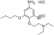 CAS#: 97833-70-0, 3-Bromo-5-butoxy-4-(2-diethylaminoethoxy)aniline dihydrochloride