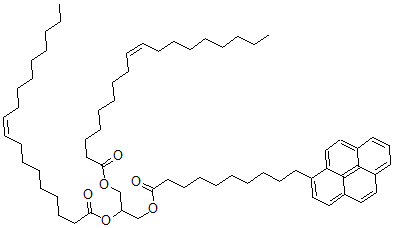 CAS 登录号：97850-84-5， 1-(10-芘癸酰基)-2,3-二油酰基甘油